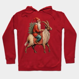 Julbocken Yule Goat A Creature Of Scandanivian Mythology Hoodie